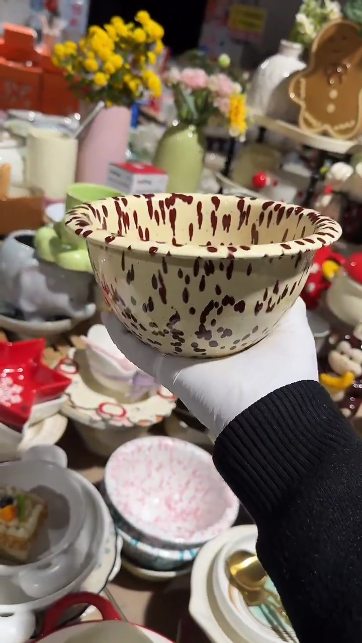 陶瓷泼墨面碗微瑕 凑满20元包邮