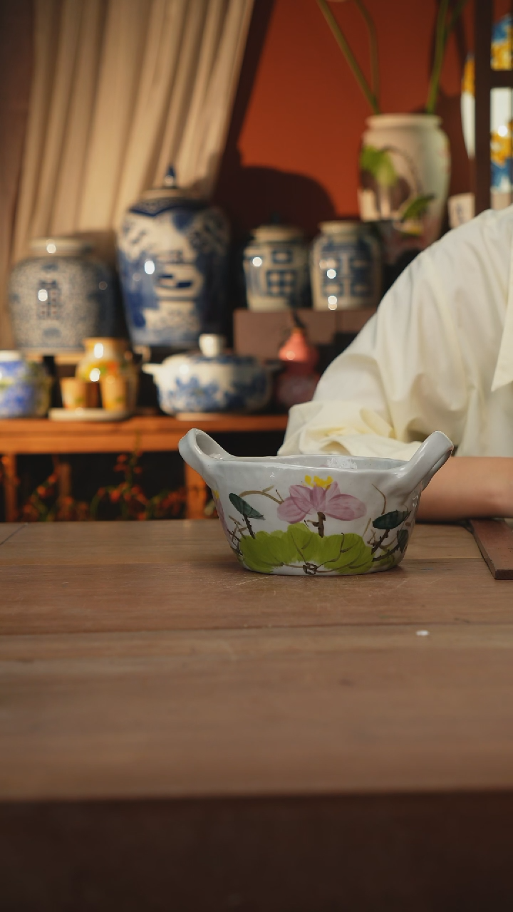 现代 景德镇设计师釉下手绘陶瓷餐具