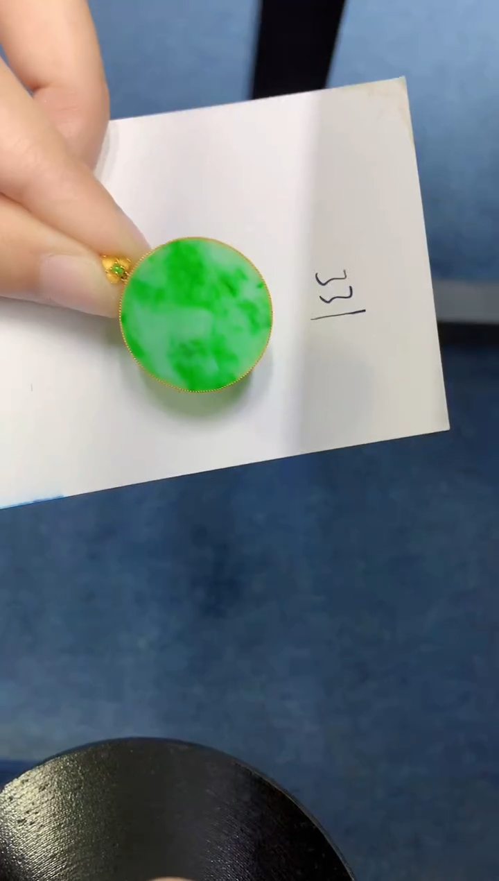 【闪购商品】翡翠颈饰18K金镶嵌000000000