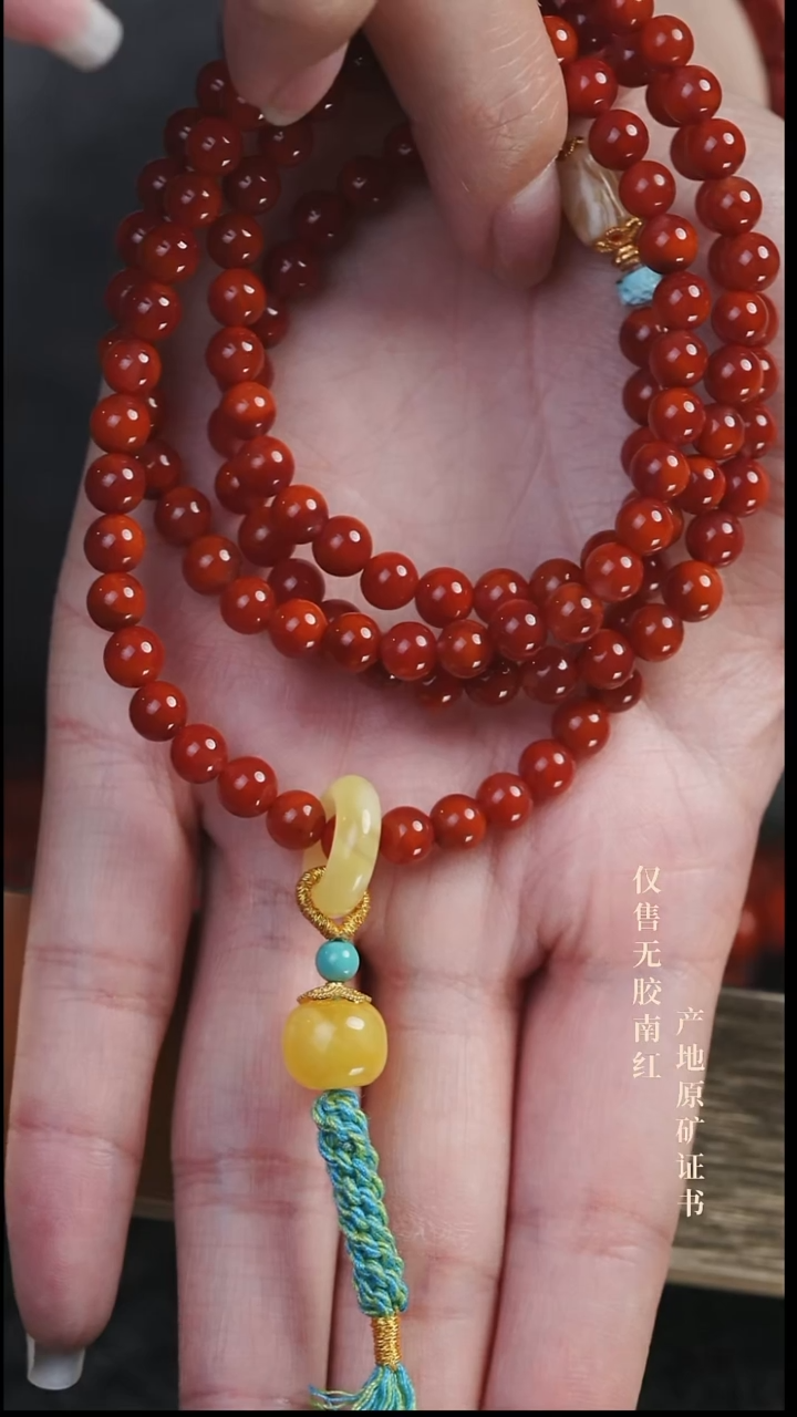 未镶嵌手串南红玛瑙杜*设计@@SJC2166A