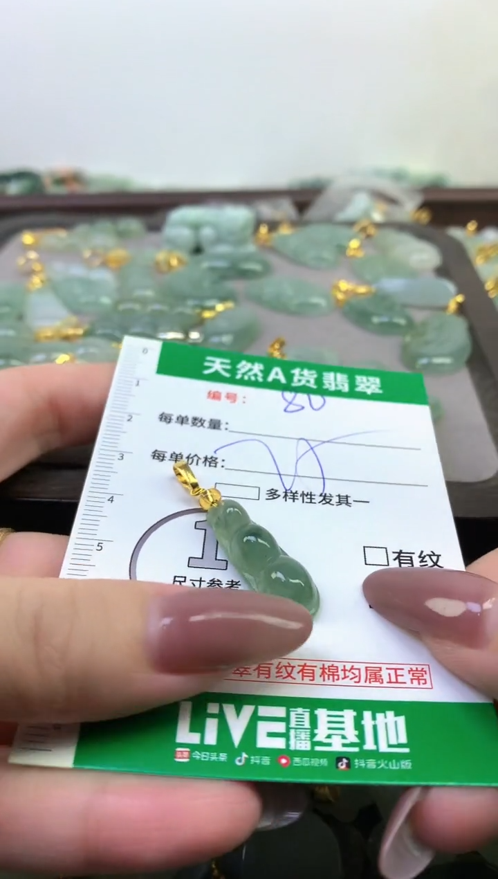 颈饰未镶嵌翡翠纯天然缅甸A货翡翠