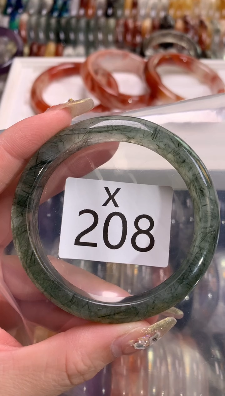 【闪购商品】紫晶水晶手镯银S925镶嵌208-55