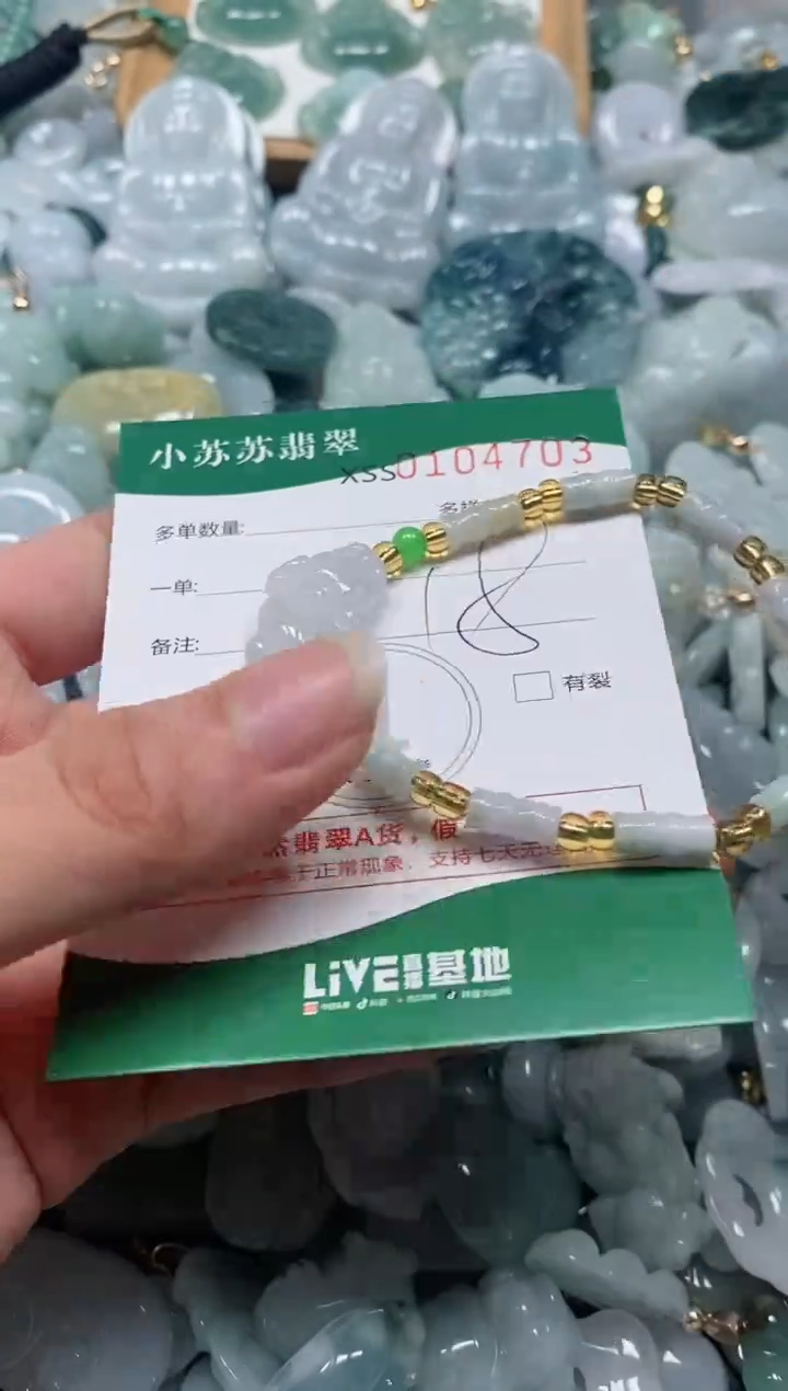 【闪购商品】翡翠颈饰未镶嵌闪购商品0104703