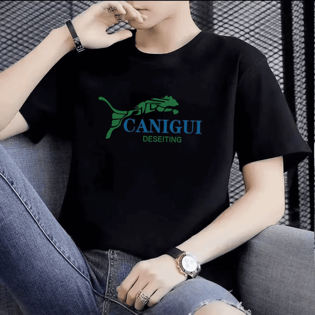 【100%纯棉】2025潮流纯棉圆领短袖百搭男女同款情侣款多种图案66