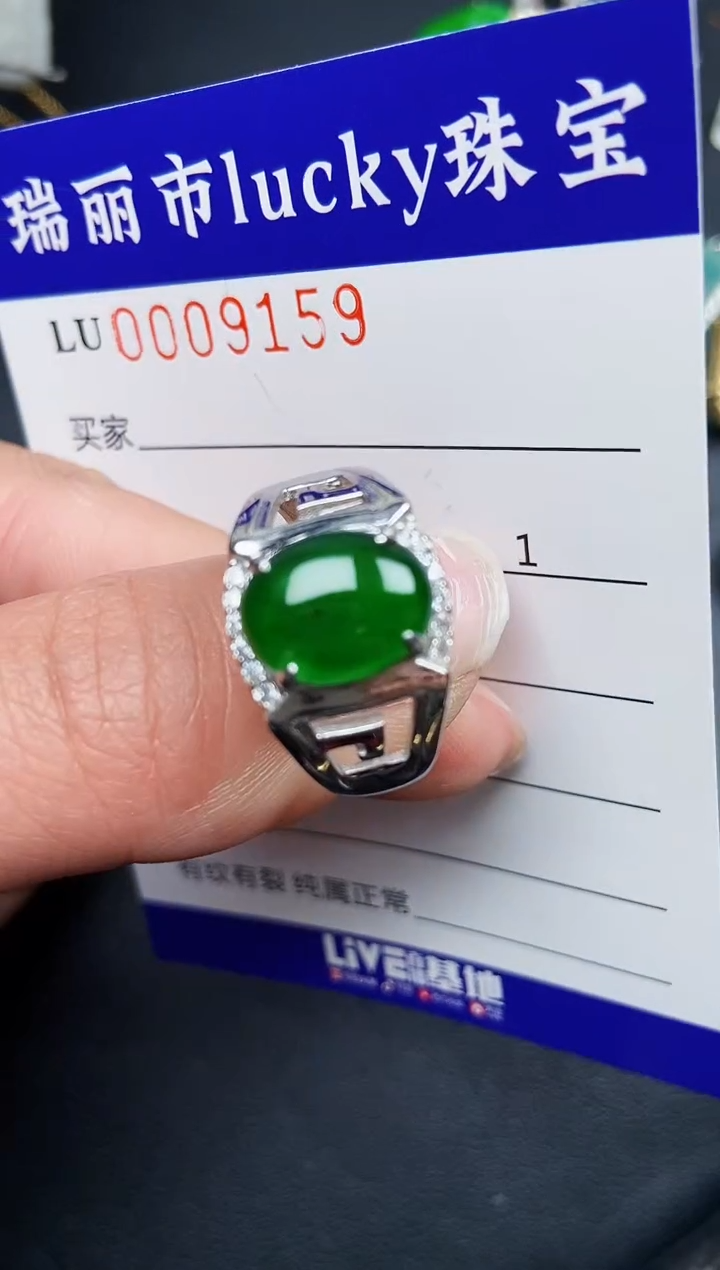 【闪购商品】翡翠颈饰银S925镶嵌9159