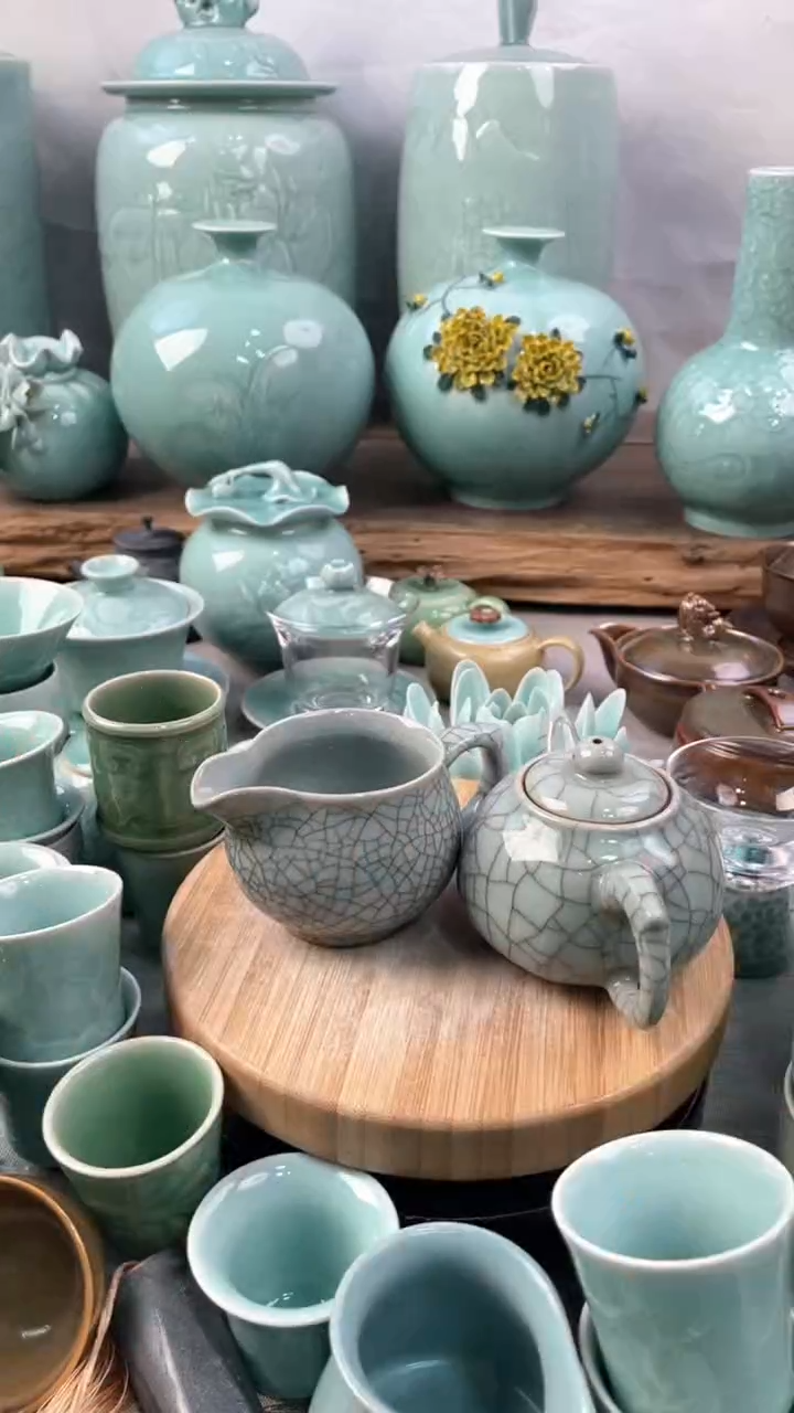 【闪购商品】特价 微瑕 慧仙青瓷