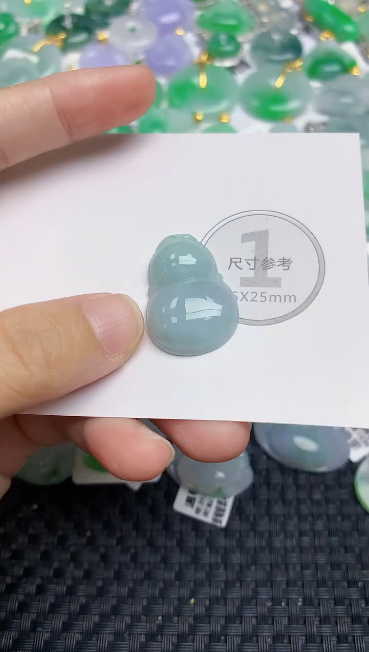 颈饰未镶嵌翡翠天然缅甸A货翡翠百元以上9元证书费自理
