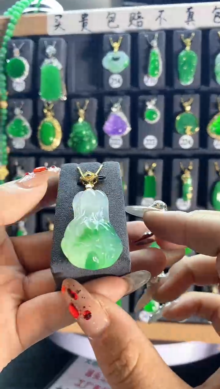 【闪购商品】翡翠耳饰银S925镶嵌213..