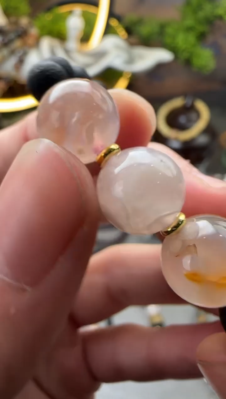 【闪购商品】降真香手串未镶嵌A841 降真香樱花玛瑙