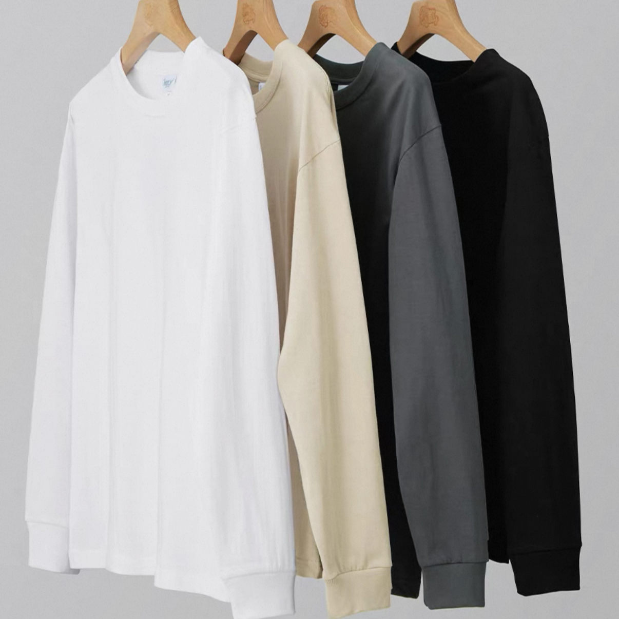 GOOD 1--13号 轻奢秋冬长袖T恤集合链圆领重磅小领口重工男女同款