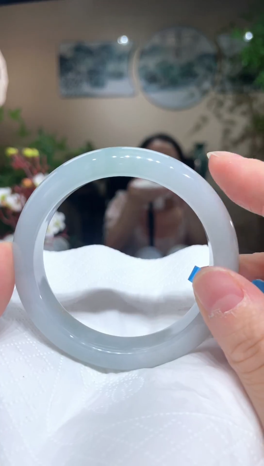 未镶嵌手镯翡翠翡翠54.55