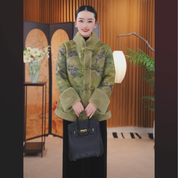 【国风2】高定款双面双穿皮毛一体大衣气质