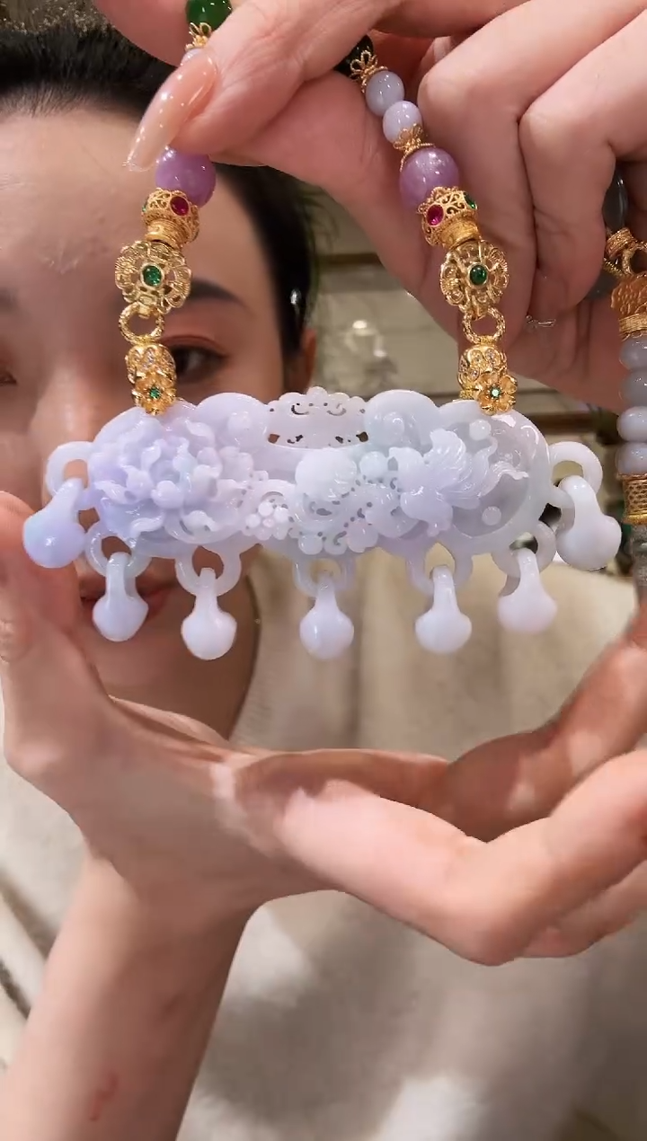 【闪购商品】翡翠颈饰未镶嵌国风