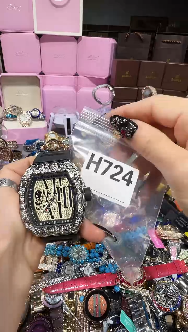 石英机芯不锈钢不锈钢直播定闪专用