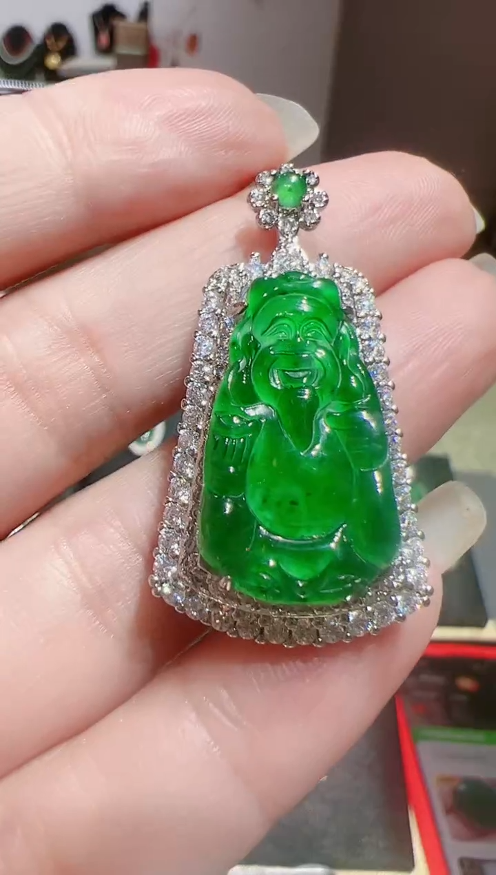 【闪购商品】翡翠颈饰银S925镶嵌202521946