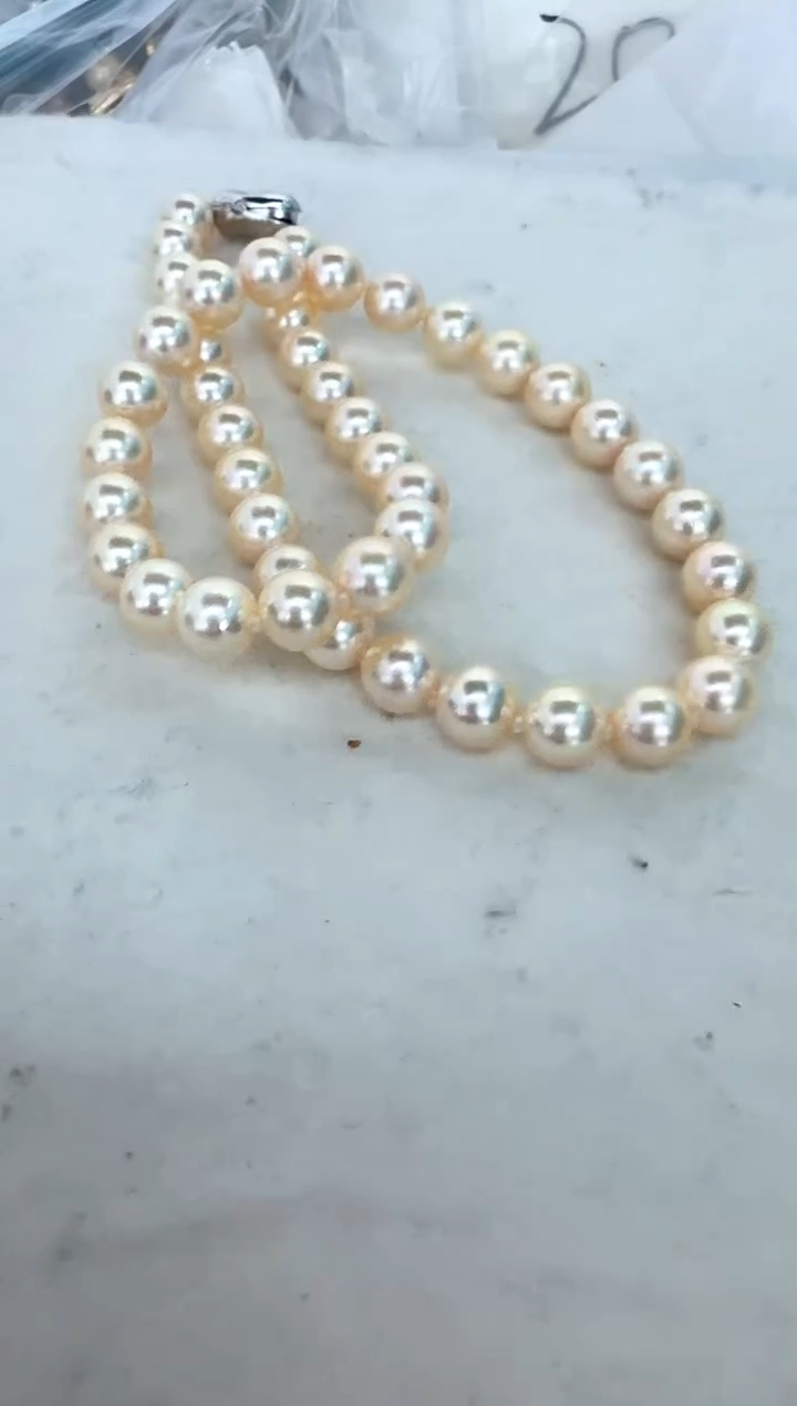 【闪购商品】海水珍珠颈饰未镶嵌项链8-10