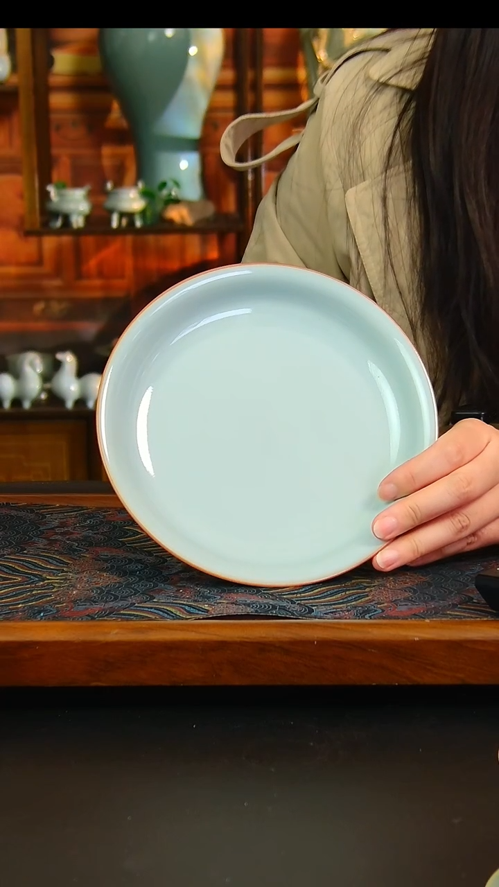 瓷片原矿汝瓷福利单杯，微瑕