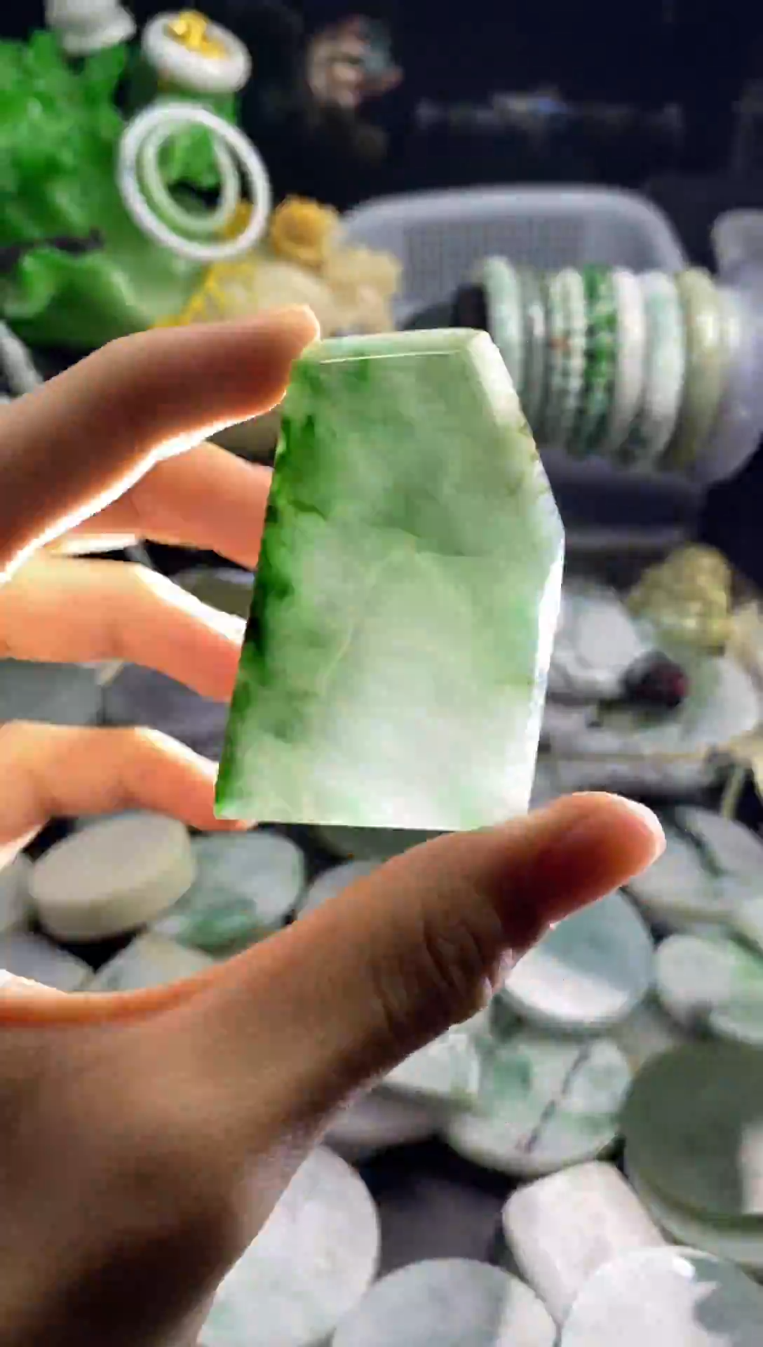 散珠翡翠翡翠A货