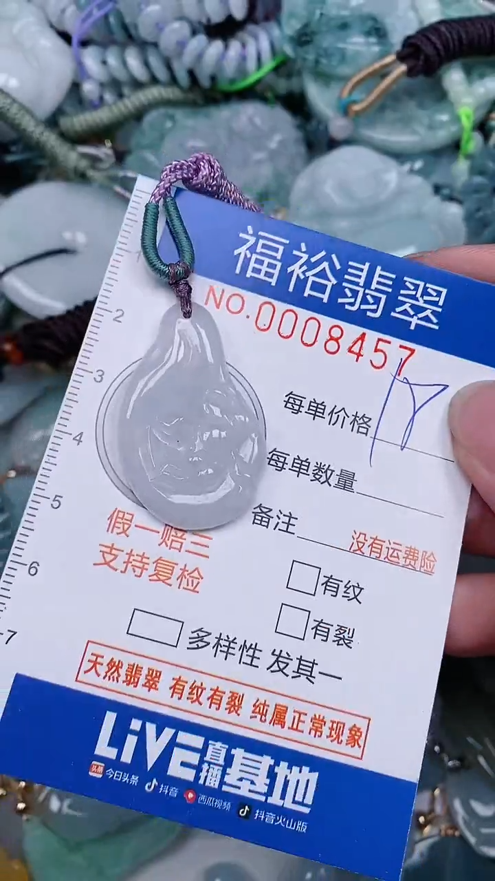 翡翠未镶嵌颈饰...0008457