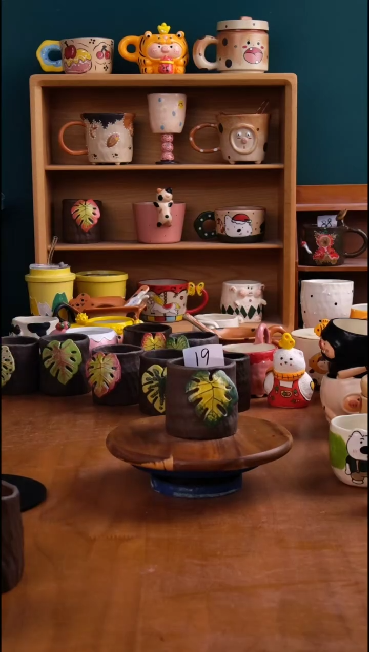 摆件陶景德镇原创手工陶瓷微瑕19