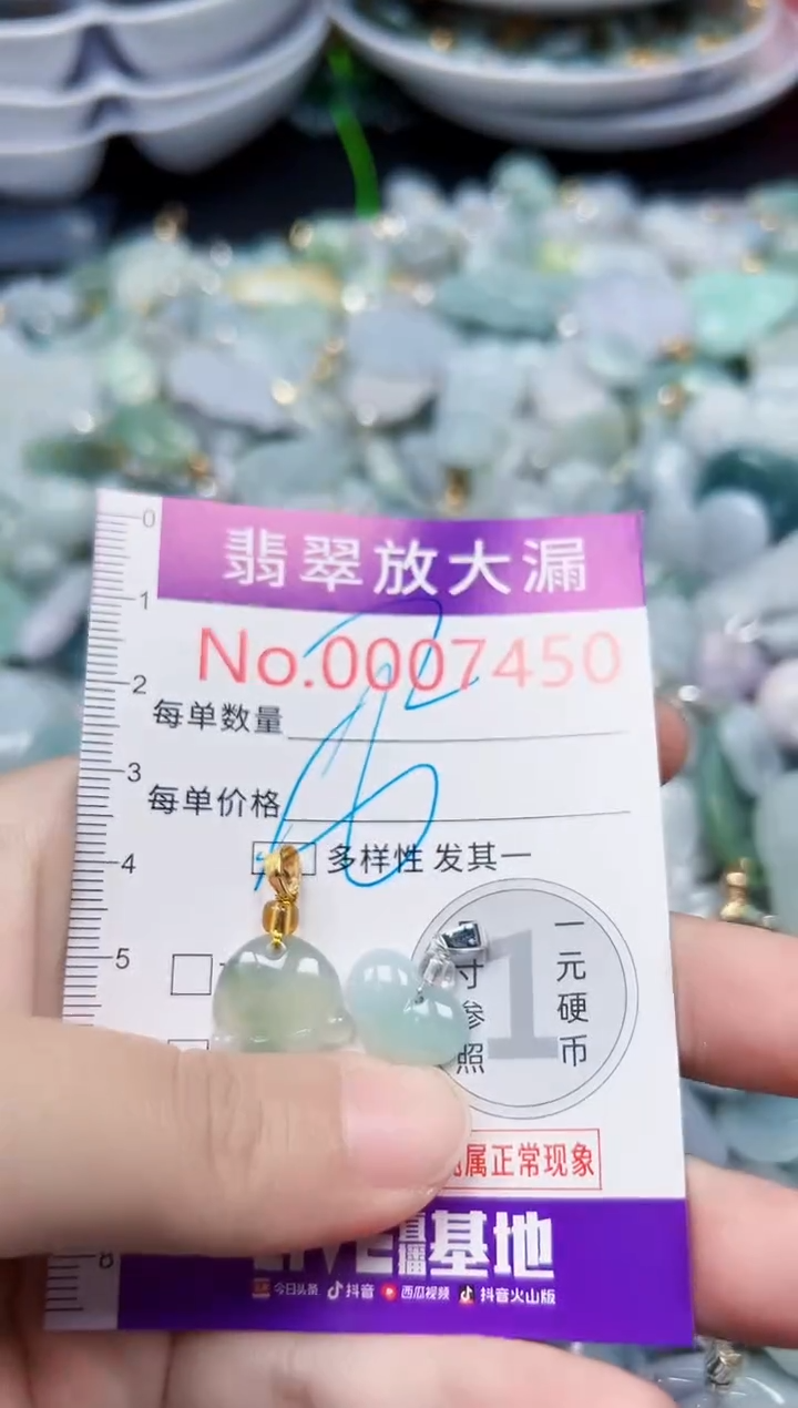 颈饰未镶嵌翡翠7450