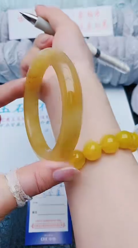 未镶嵌手镯石英质玉x258+65-66