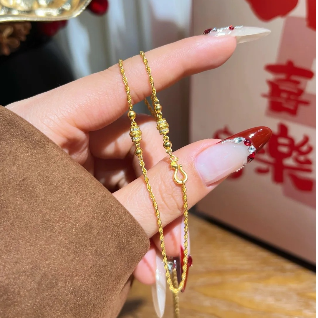 黄金喜报葫芦链小