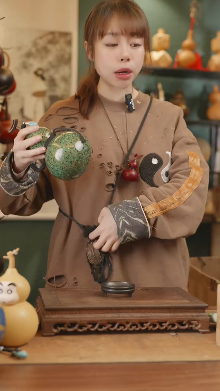 【闪购商品】228号精品天然大漆工艺防渗内胆酒葫芦~