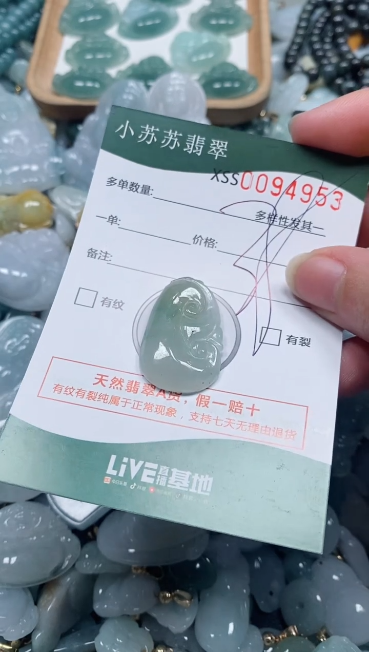 【闪购商品】翡翠颈饰未镶嵌闪购商品0094953