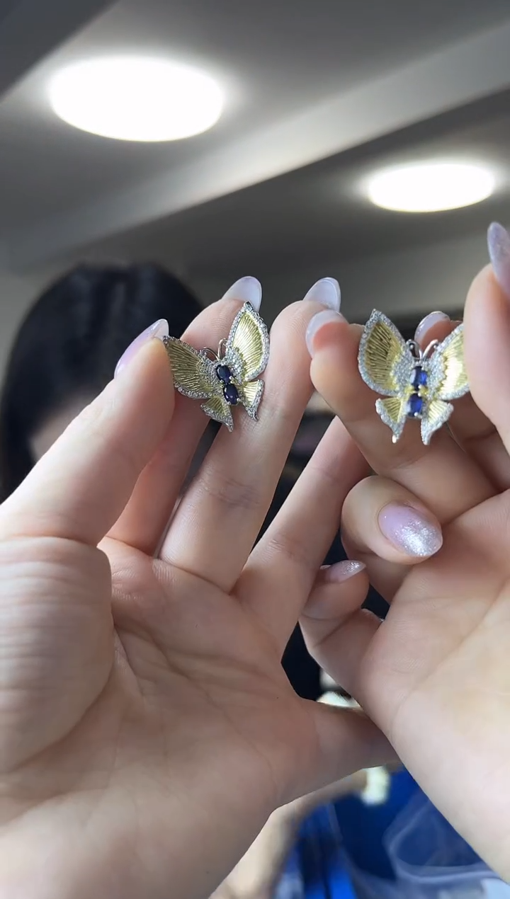 ·蓝宝石银S925镶嵌（多样性发一件）