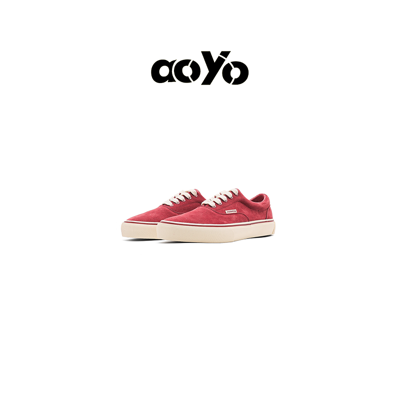 aoyo25年多巴胺日系秋冬百搭增高小众休闲板鞋男帆布鞋低帮