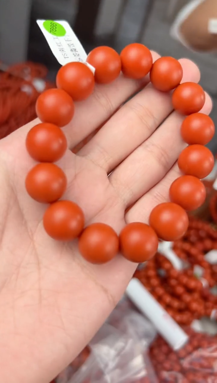 南红玛瑙单圈未镶嵌@T07297@14MM