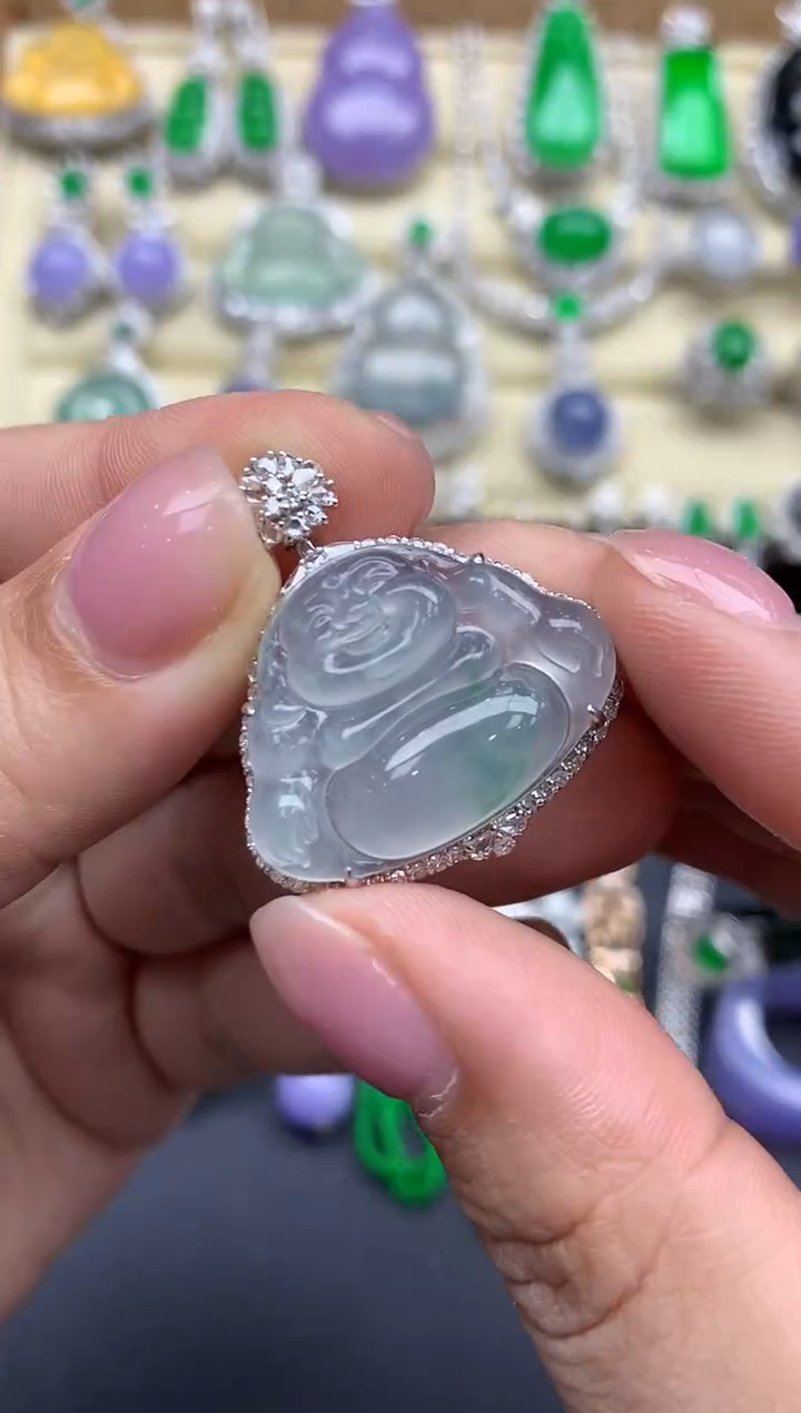 【闪购商品】翡翠颈饰18K金镶嵌532-中国好珍宝