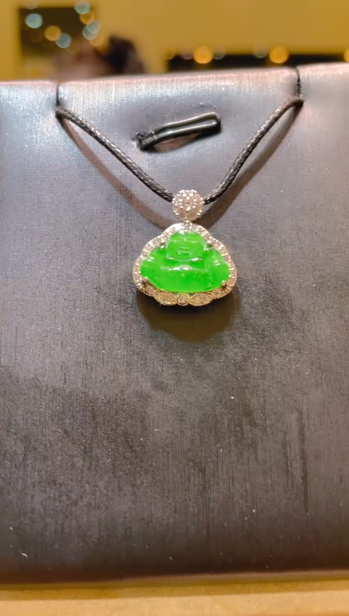 翡翠未镶嵌吊坠(不含链)A2