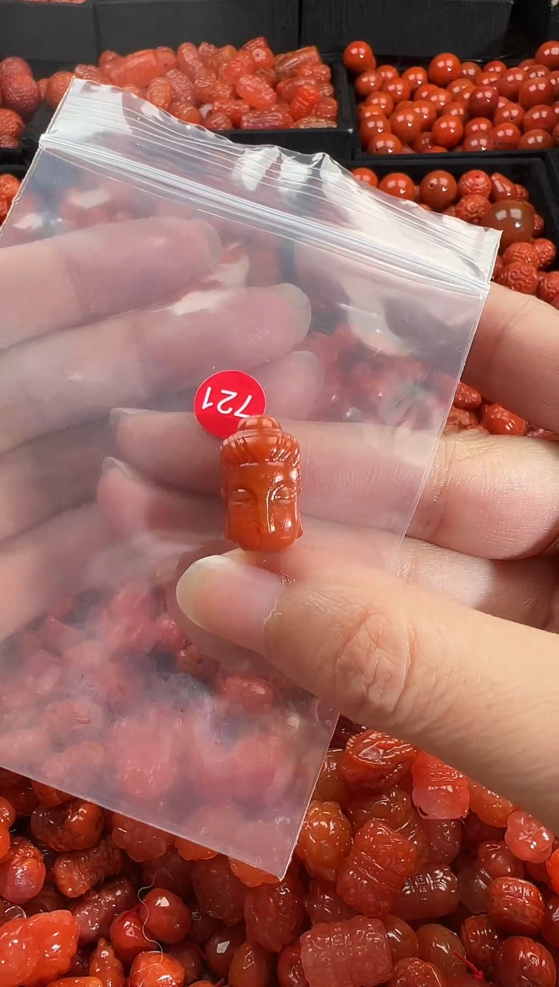 颈饰未镶嵌南红玛瑙1