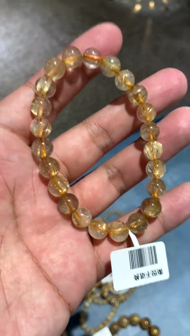 【闪购商品】水晶963-未镶嵌金发8mm+ 