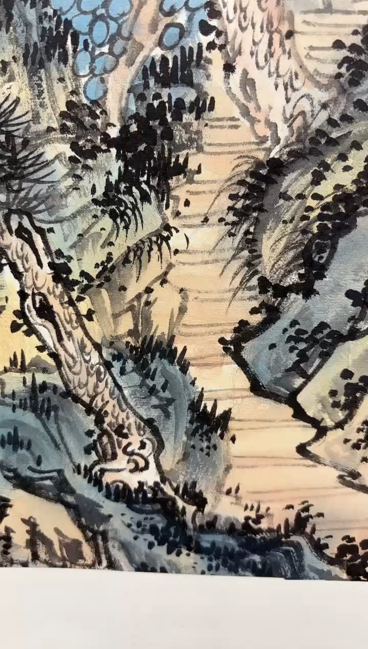 国画秦燕格国画手绘作品Y14