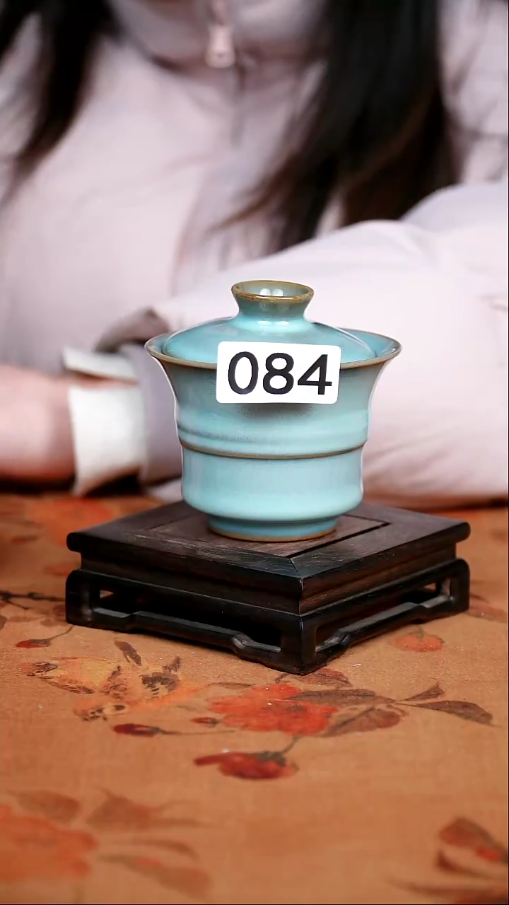 全品钧瓷茶器摆件