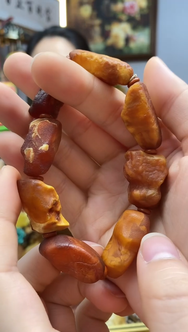 未镶嵌琥珀手串手串