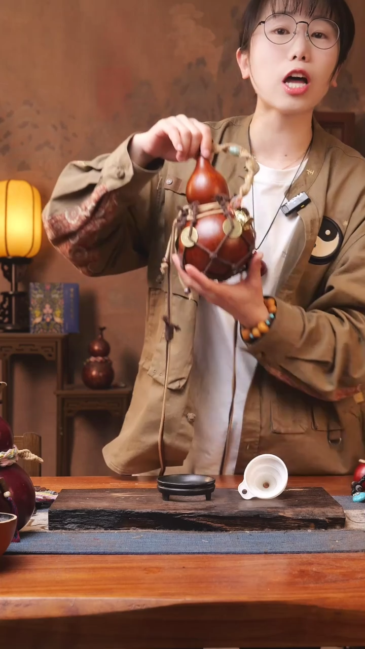 【闪购商品】338号精品大漆葫芦防腐防渗装水茶酒