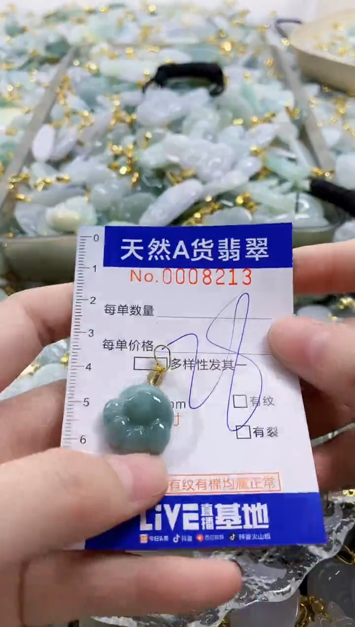 颈饰未镶嵌翡翠天然A货翡翠