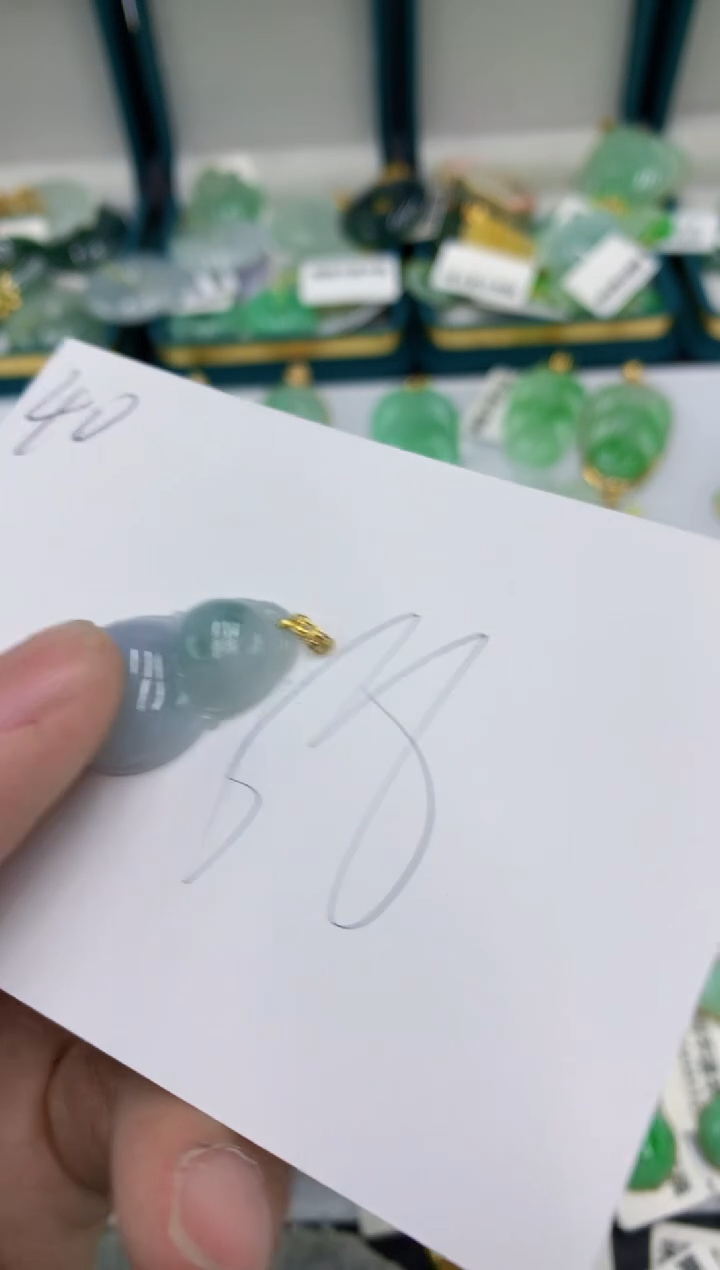 【闪购商品】翡翠颈饰18K金镶嵌翡翠