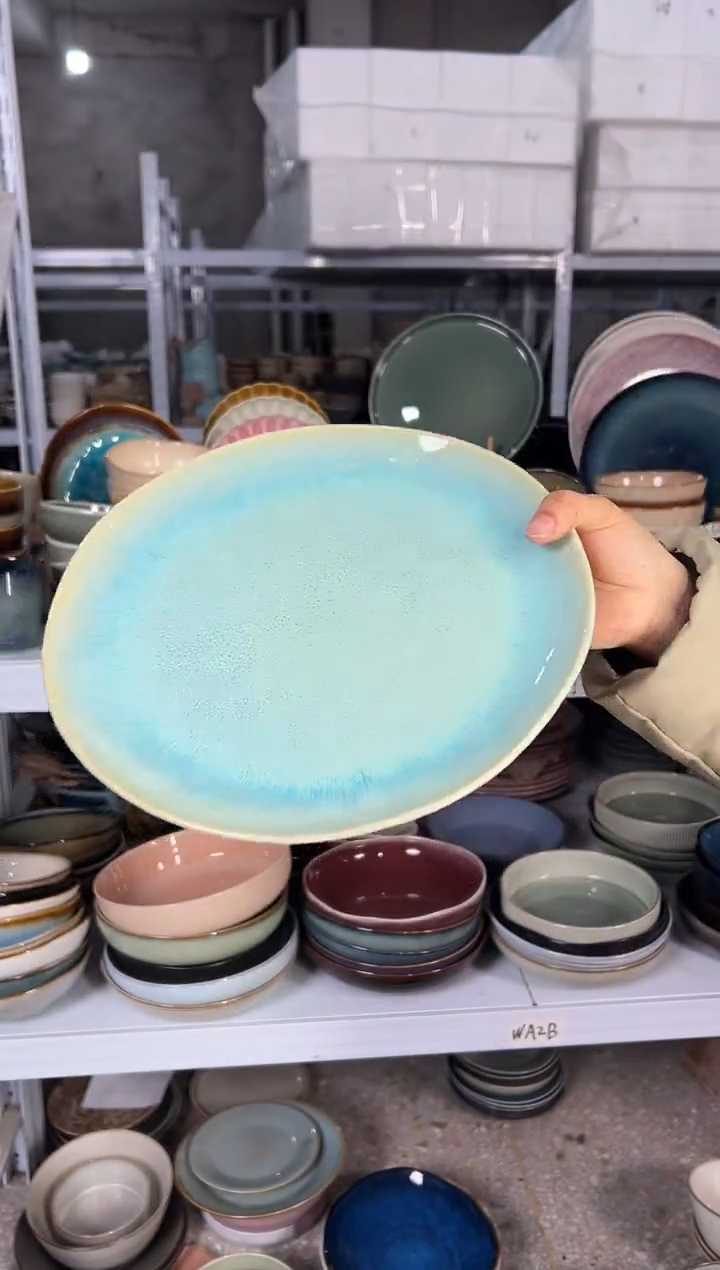 陶瓷外贸尾货瑕疵满20包邮X大盘