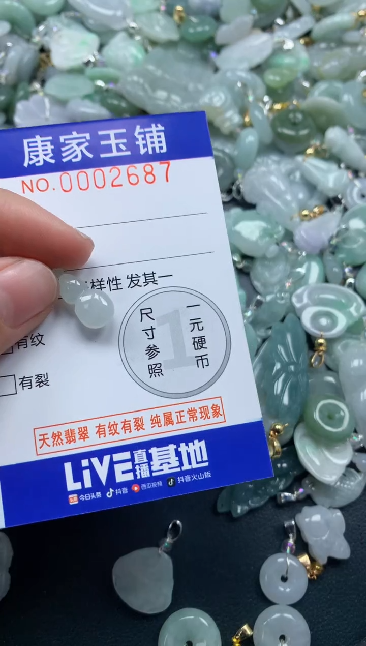 颈饰未镶嵌翡翠2687