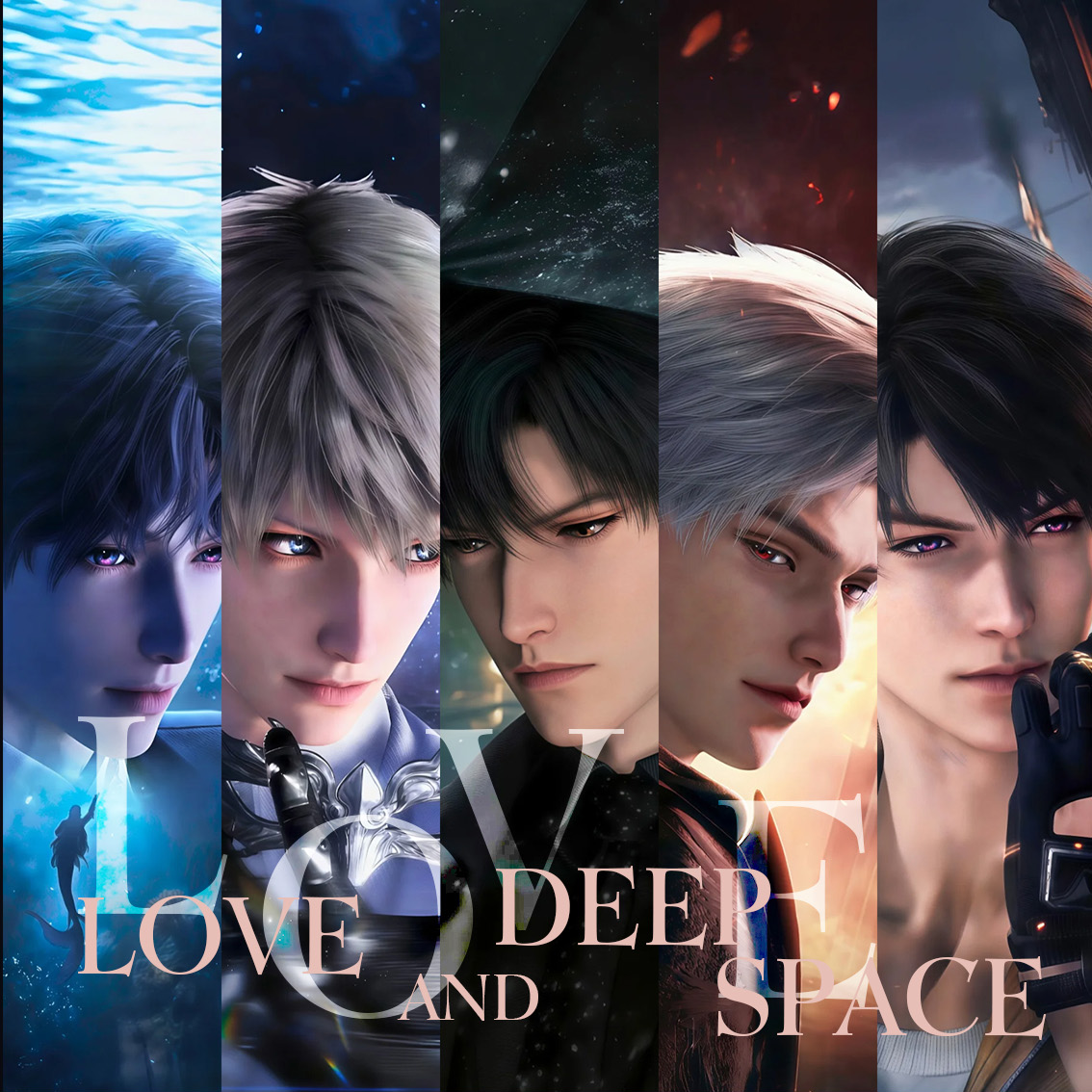 【恋与深空】 高工艺精美亚克力水晶砖