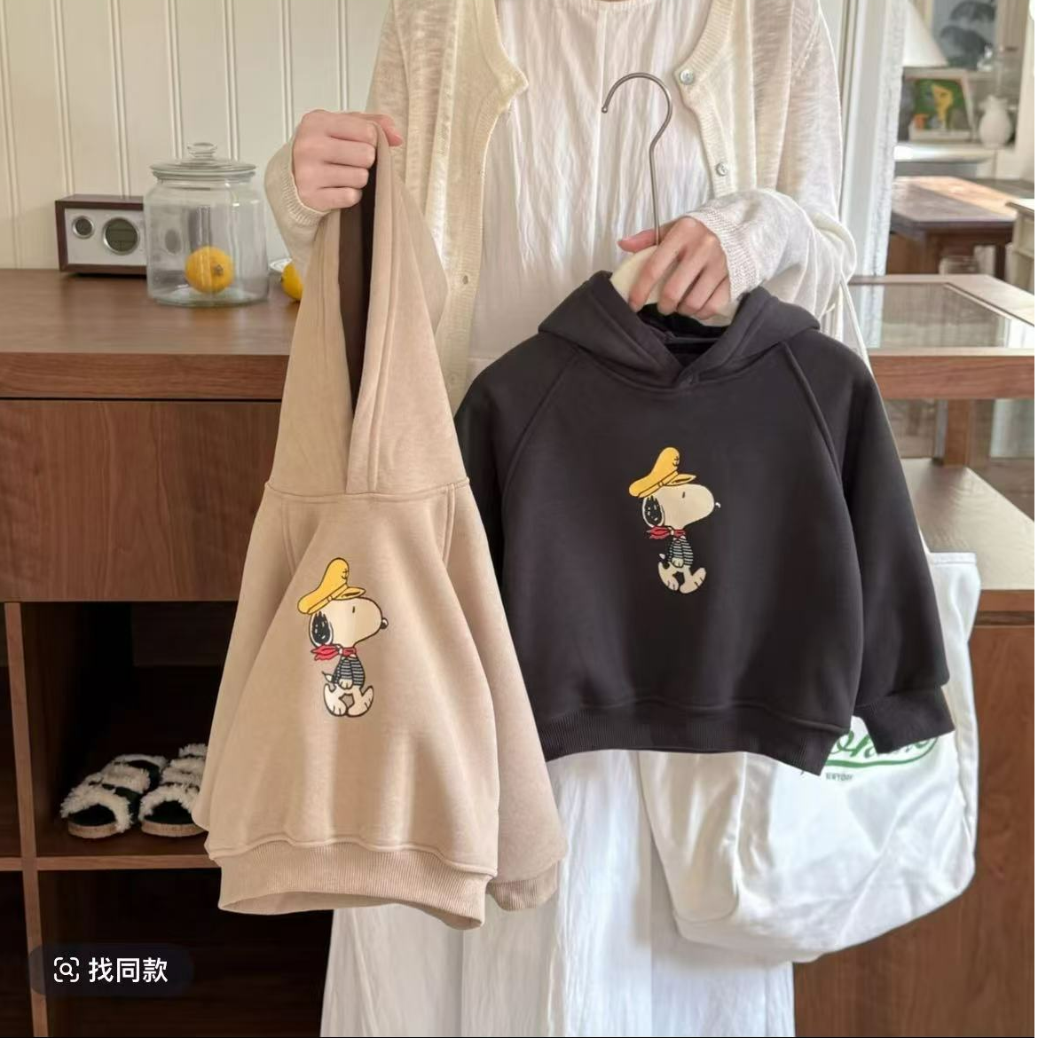 宽松印花男女童外套休闲绒衫休闲风一般冬季卫衣