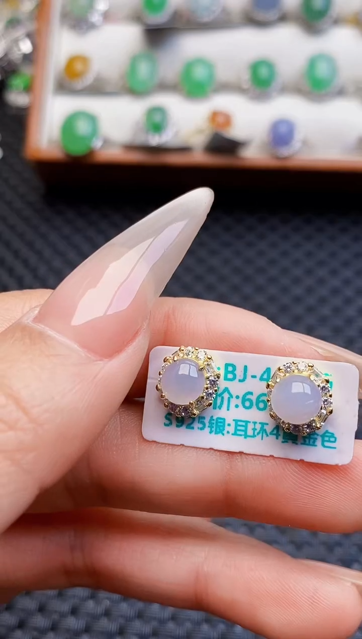 银S925镶嵌戒指翡翠5559