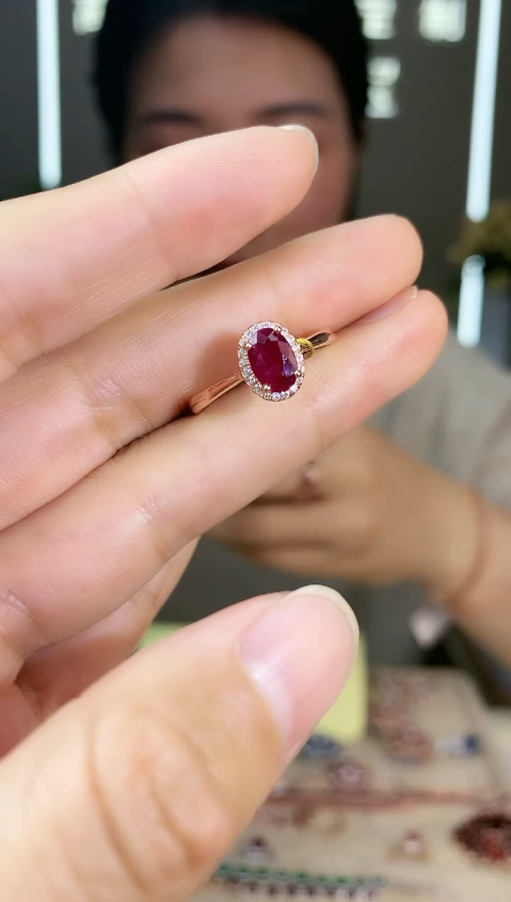 【闪购商品】红宝石手饰银S925镶嵌手饰