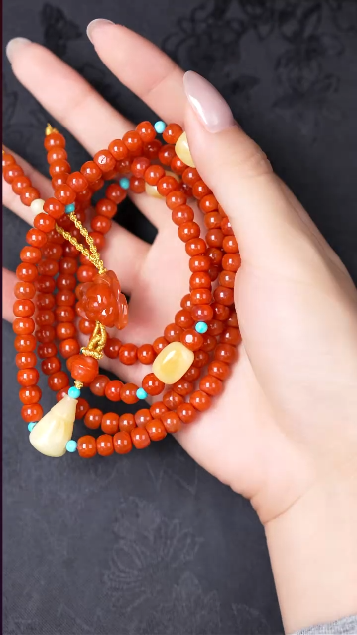 项链未镶嵌南红玛瑙不退不换 工厂抛货 多样性发其1