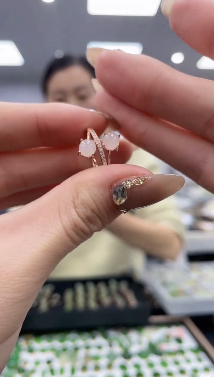 【闪购商品】和田玉戒指银S925镶嵌多样性拍一发一005